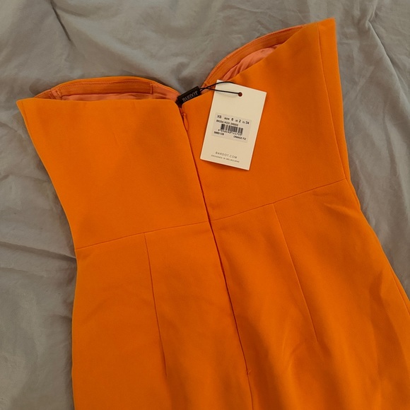 Bardot Orange Midi Dress 🍊 - Picture 4 of 5